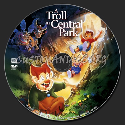 A Troll In Central Park dvd label