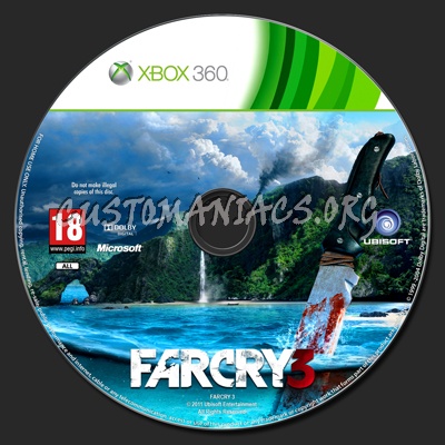 Farcry 3 dvd label