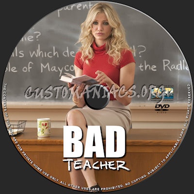 Bad Teacher dvd label