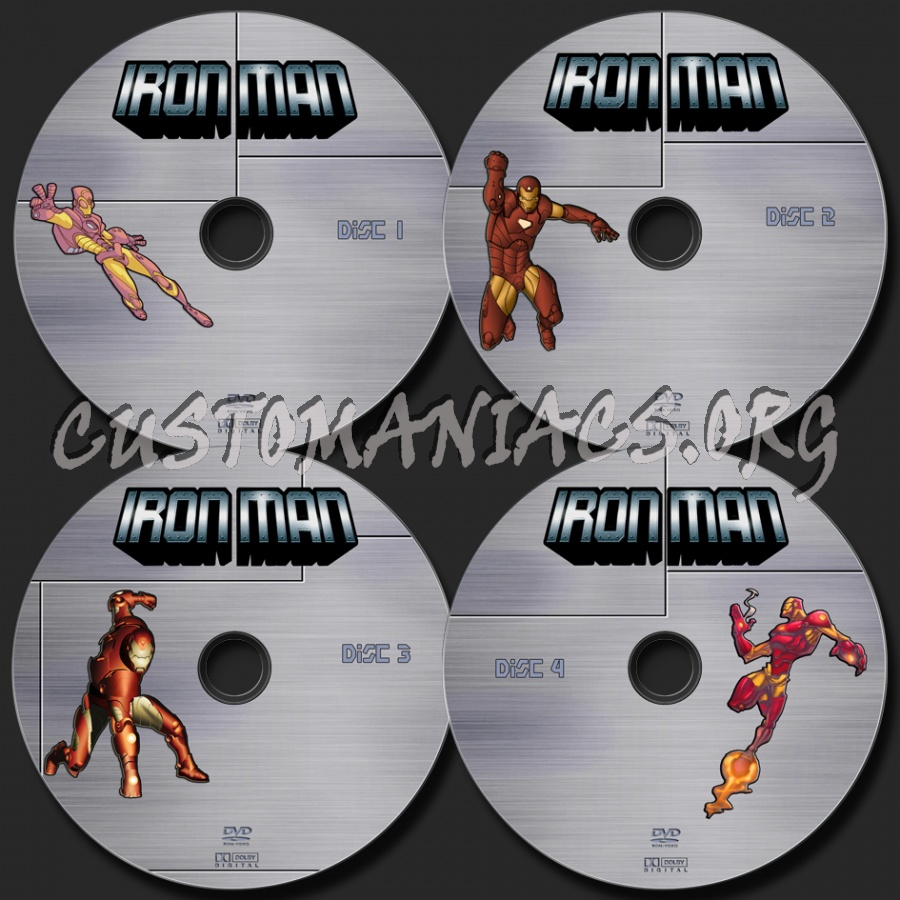 Iron Man TAS dvd label