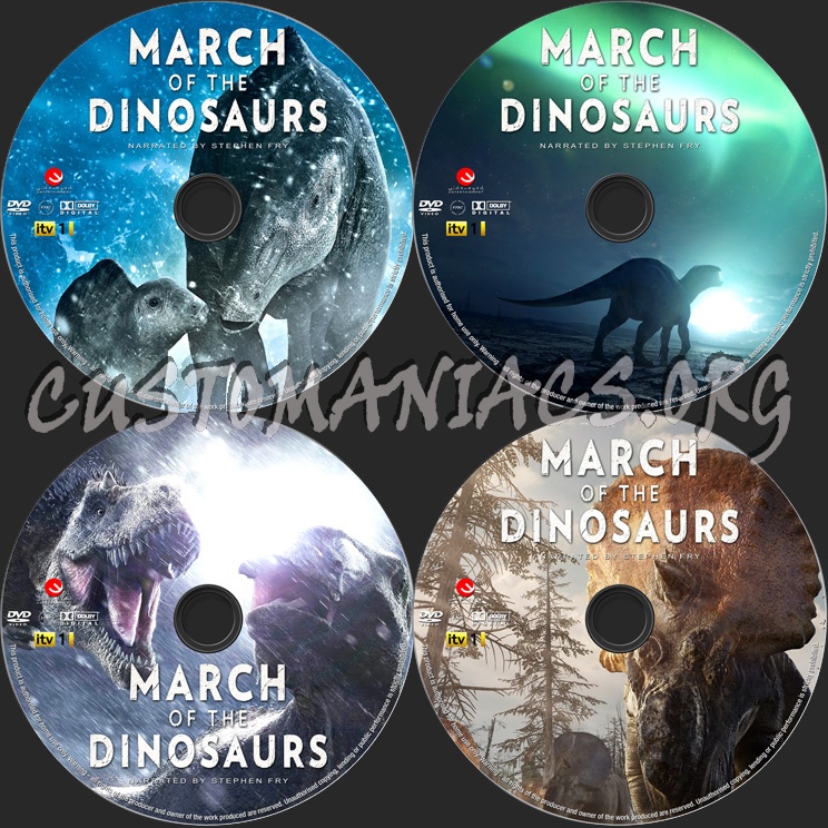 March of the Dinosaurs dvd label