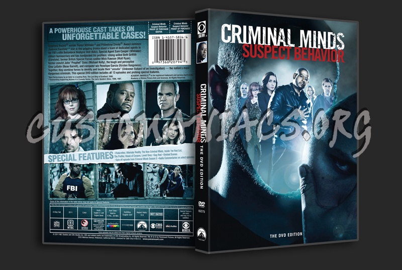 Criminal Minds Suspect Behaviour dvd cover