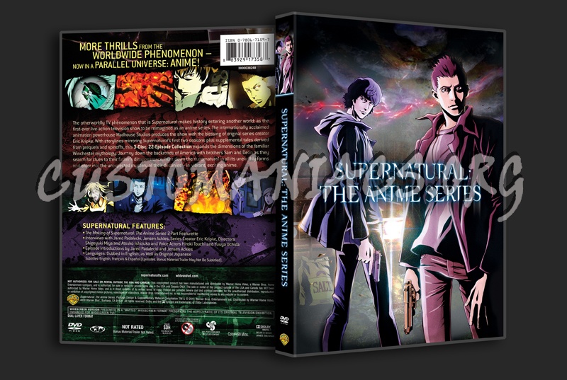 Supernatural The Anime Series dvd cover - DVD Covers & Labels by  Customaniacs, id: 142109 free download highres dvd cover