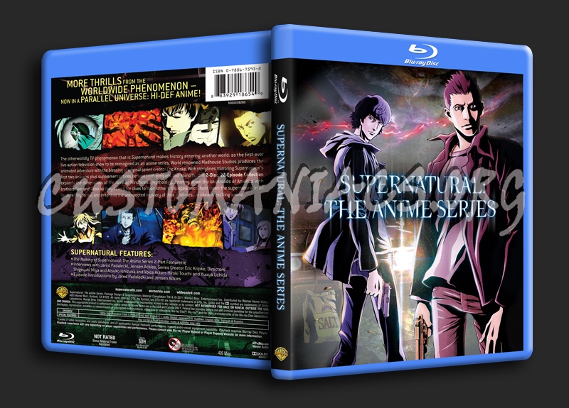 Supernatural The Anime Series blu-ray cover - DVD Covers & Labels by  Customaniacs, id: 142113 free download highres blu-ray cover