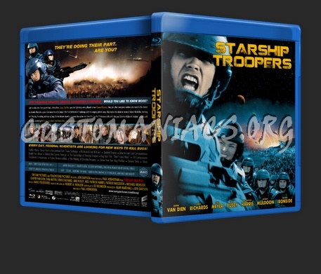 Starship Troopers blu-ray cover