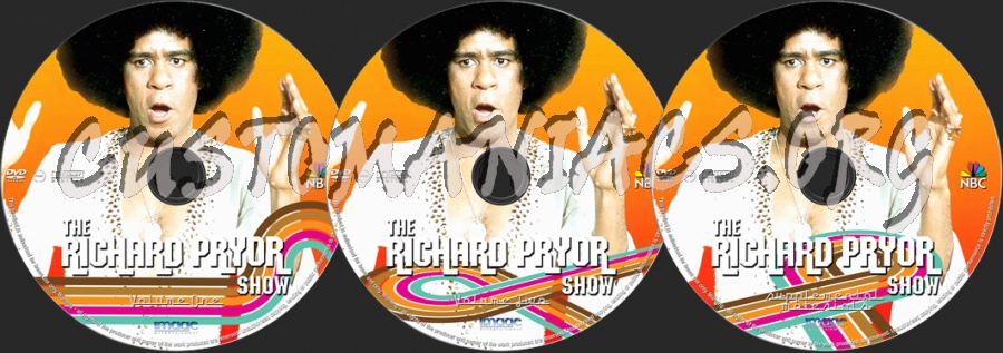The Richard Pryor Show Vol 1-3 dvd label