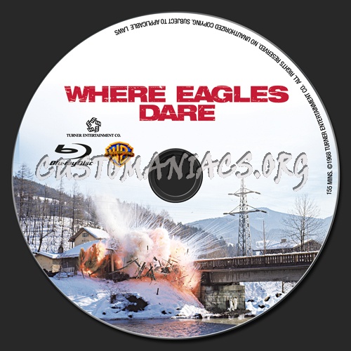 Where Eagles Dare blu-ray label