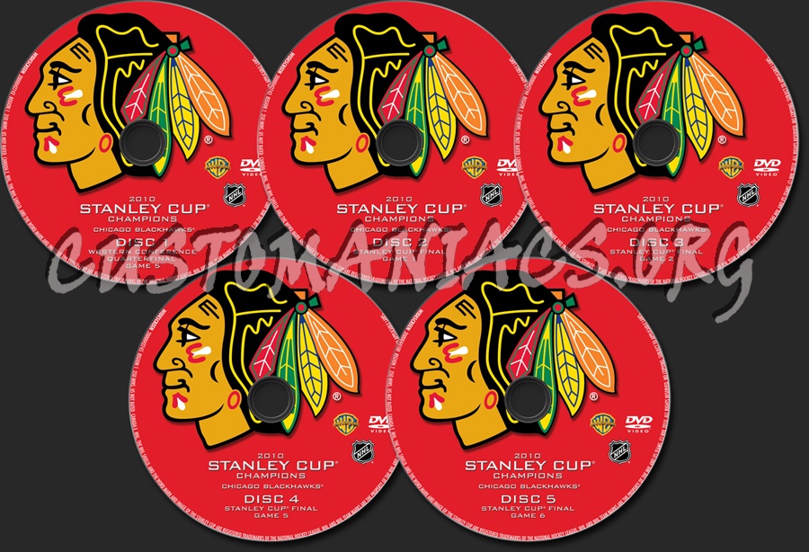 NHL 2010 Stanley Cup Champions dvd label