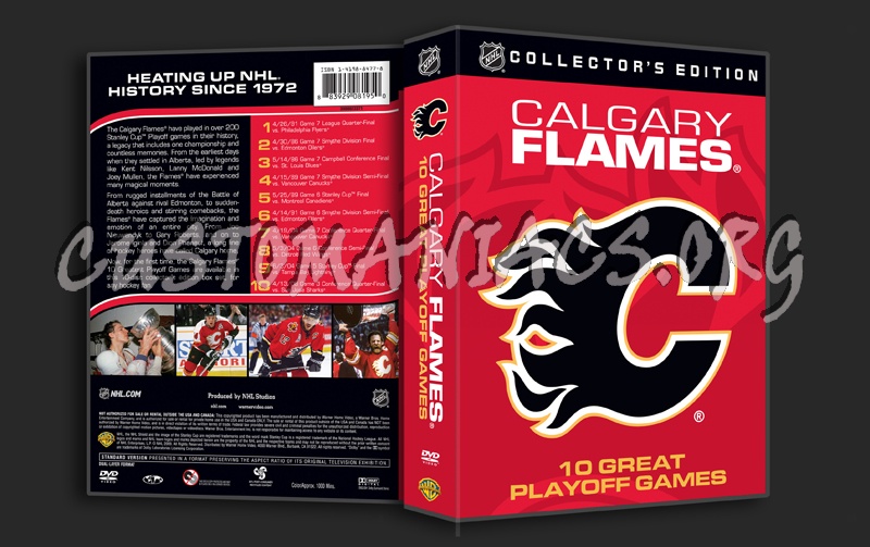 NHL Calgary Flames 10 Great Playoff games dvd cover