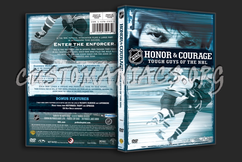NHL Honor & Courage dvd cover