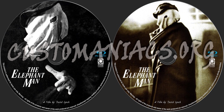 The Elephant Man blu-ray label