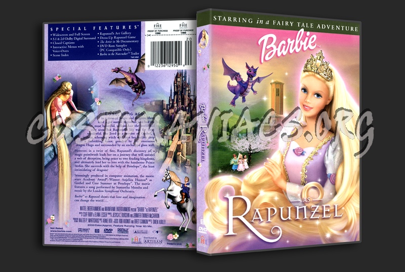 Barbie as Rapunzel dvd cover