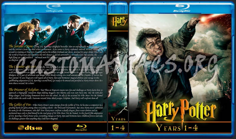 Harry Potter Collection blu-ray cover