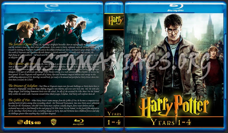 Harry Potter Collection blu-ray cover