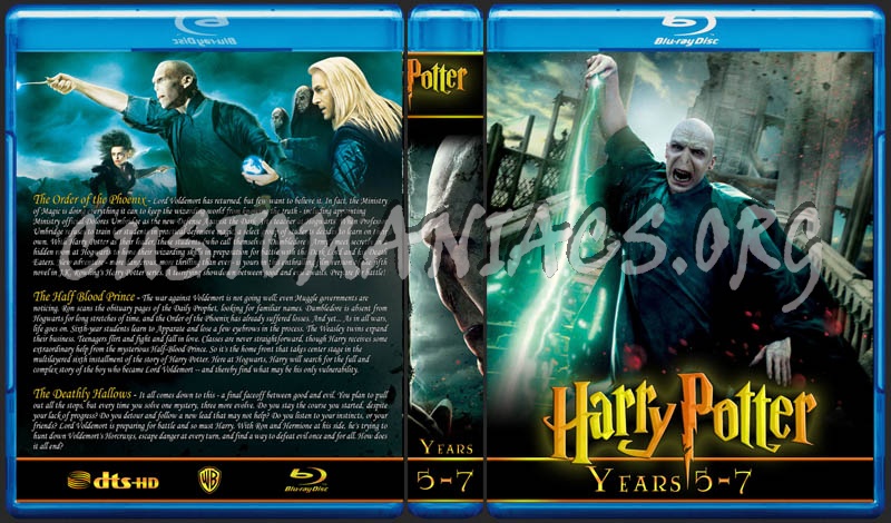 Harry Potter Collection blu-ray cover