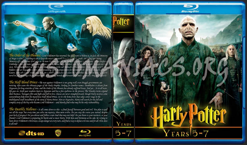 Harry Potter Collection blu-ray cover