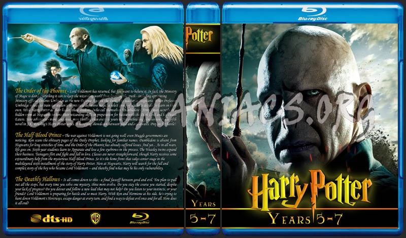 Harry Potter Collection blu-ray cover