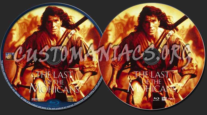 The Last Of The Mohicans blu-ray label