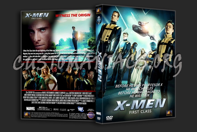 X-Men First Class dvd cover