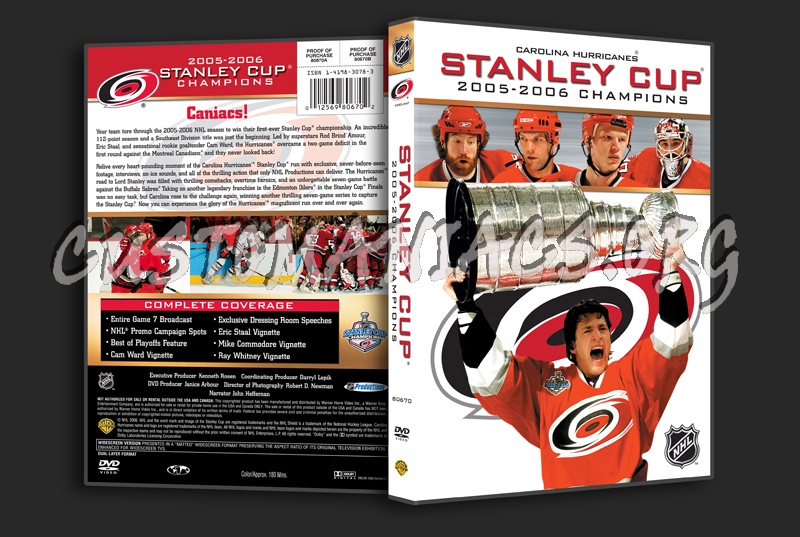 NHL Stanley Cup 2005-2006 Champions dvd cover