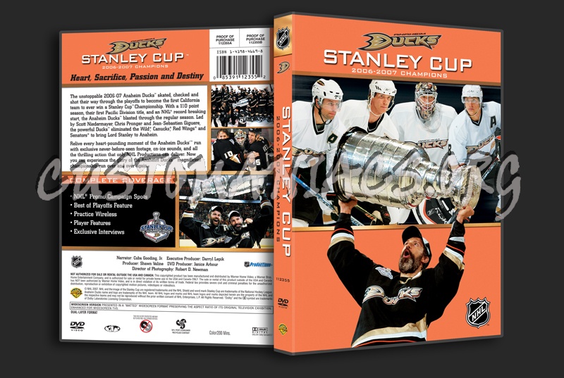 NHL Stanley Cup 2006-2007 Champions dvd cover