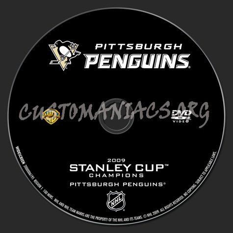 NHL Stanley Cup 2009 Champions dvd label