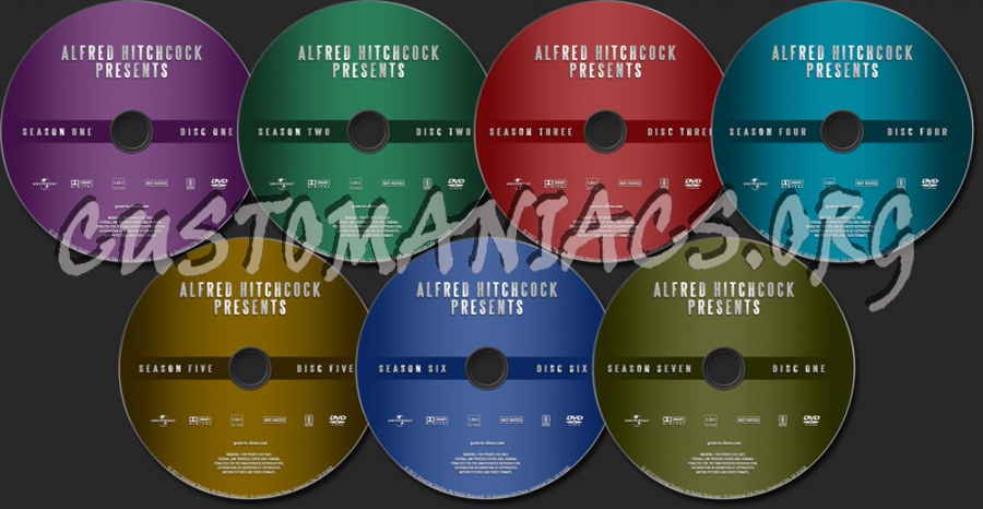 Alfred Hitchcock Presents dvd label