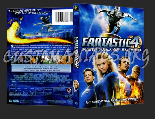 Fantastic 4 Rise Of The Silver Surfer dvd cover