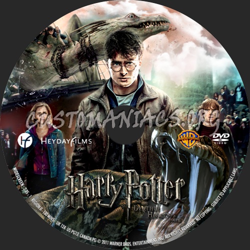 Harry Potter and the Deathly Hallows: Part 2 dvd label