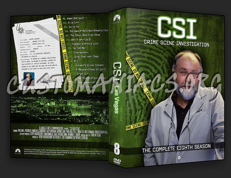 CSI Las Vegas Season 1-10 dvd cover