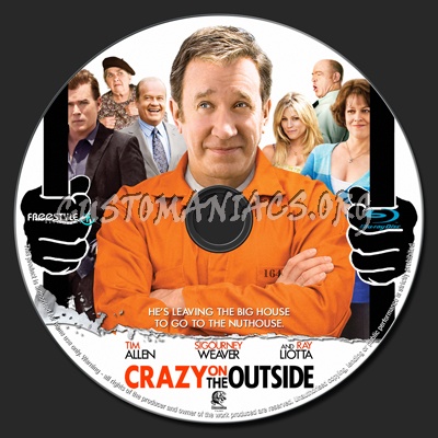 Crazy on the Outside blu-ray label
