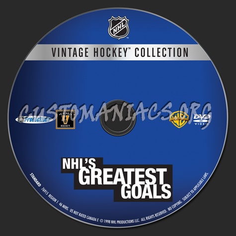 NHL's Greatest Goals dvd label