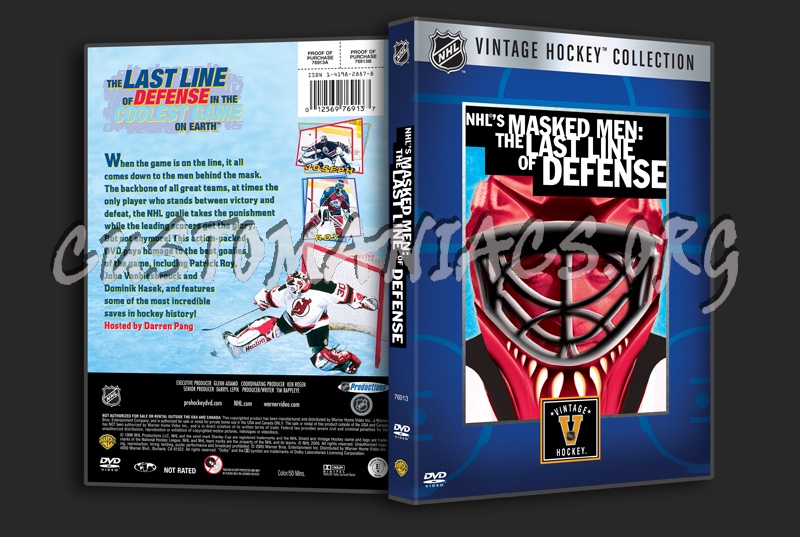 NHL's Masked Men The Last Line of Defense dvd cover