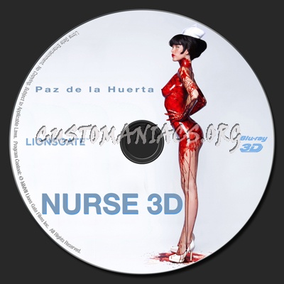 Nurse 3D blu-ray label