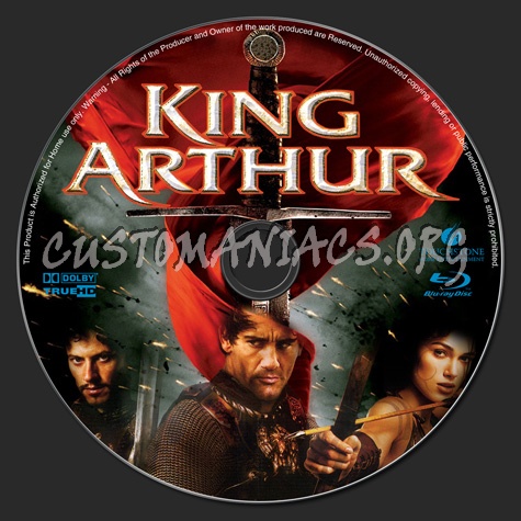 King Arthur blu-ray label