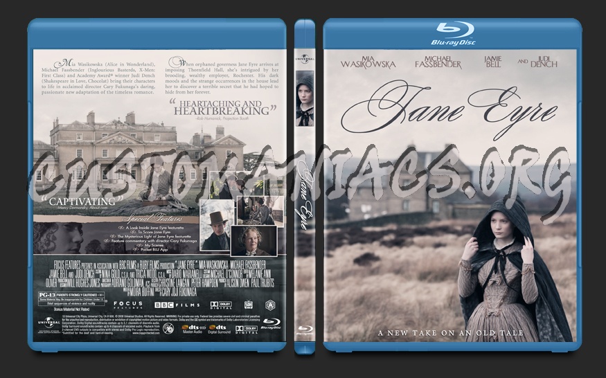 Jane Eyre blu-ray cover