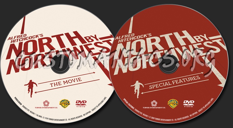 North By Northwest dvd label