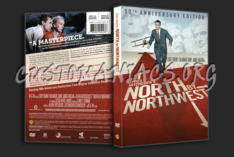 North By Northwest dvd cover