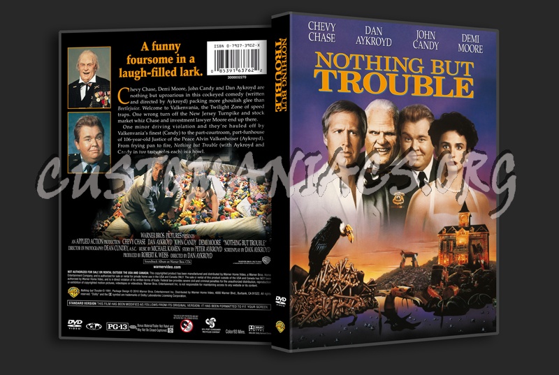 Nothing But Trouble dvd cover