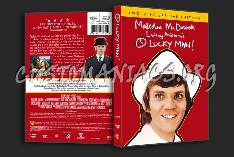 O Lucky Man! dvd cover
