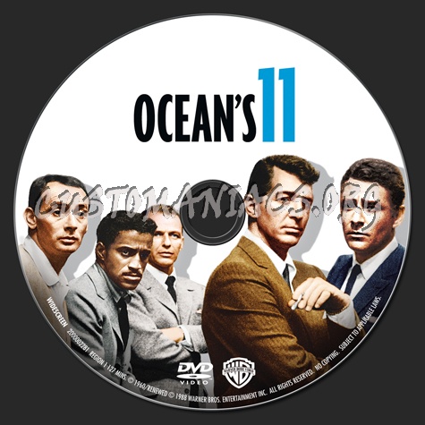 Ocean's 11 dvd label