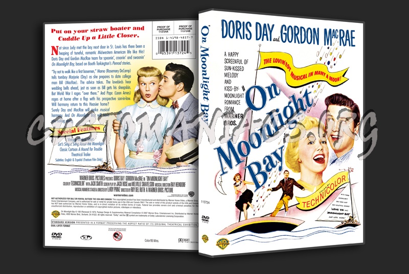 On Moonlight Bay dvd cover