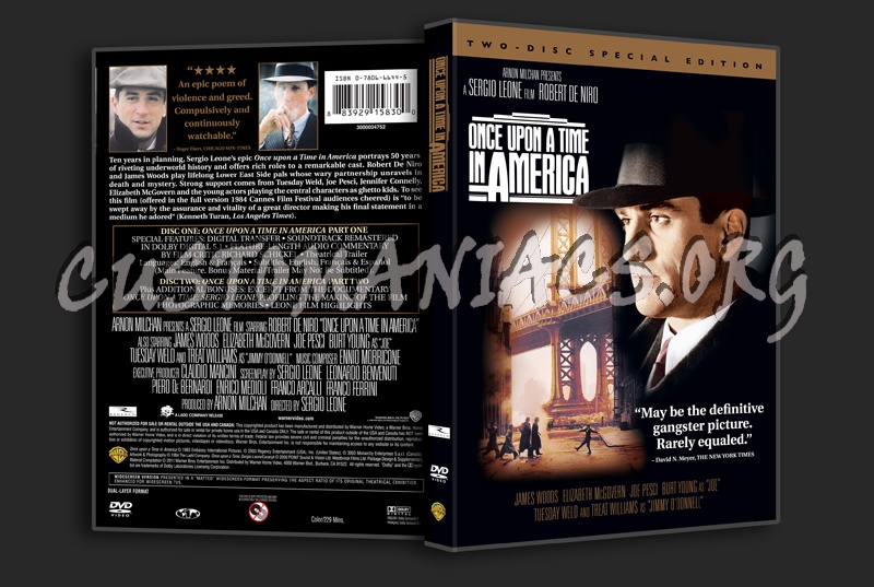Once Upon A Time in America dvd cover