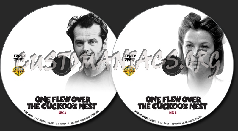 One Flew Over the Cuckoo's Nest dvd label