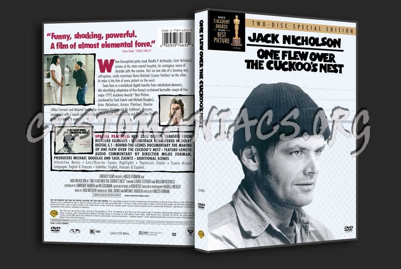 One Flew Over the Cuckoo's Nest dvd cover