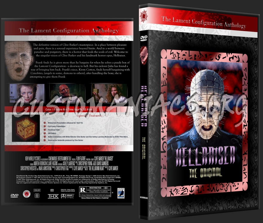 Hellraiser part 1 dvd cover