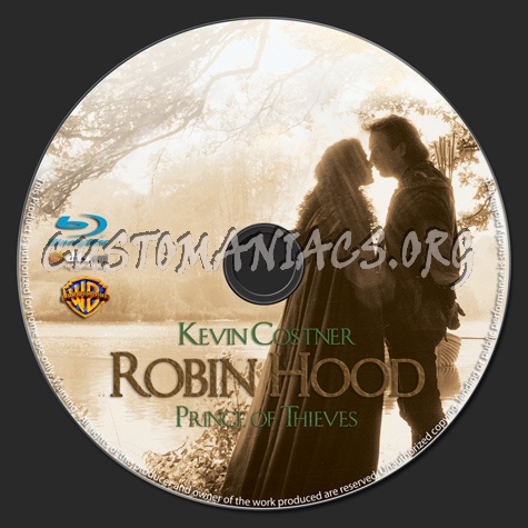 Robin Hood Prince of Thieves blu-ray label
