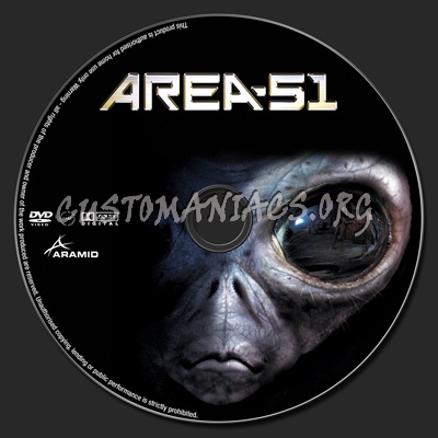 Area 51 dvd label