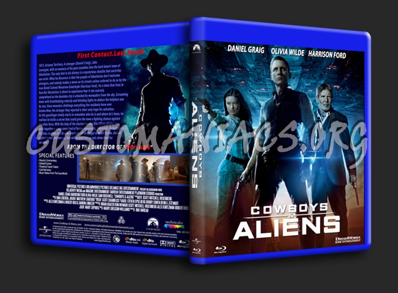 Cowboys & Aliens blu-ray cover