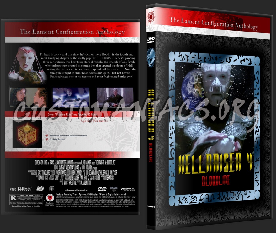 Hellraiser part 4 dvd cover